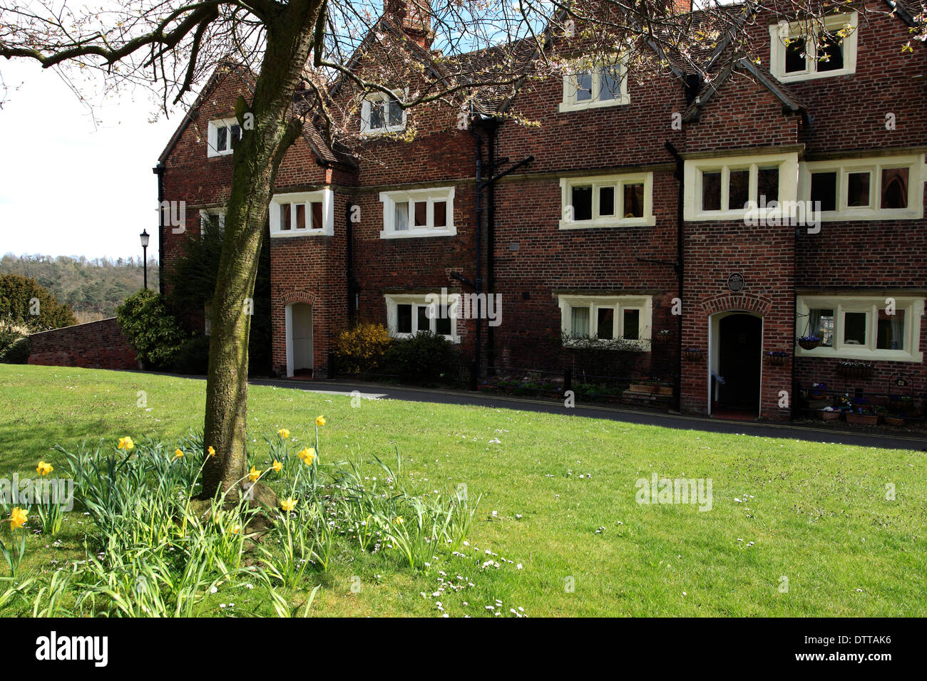 La vecchia scuola di grammatica edifici, Church Street, Bridgnorth town, Shropshire, Inghilterra, Regno Unito Foto Stock