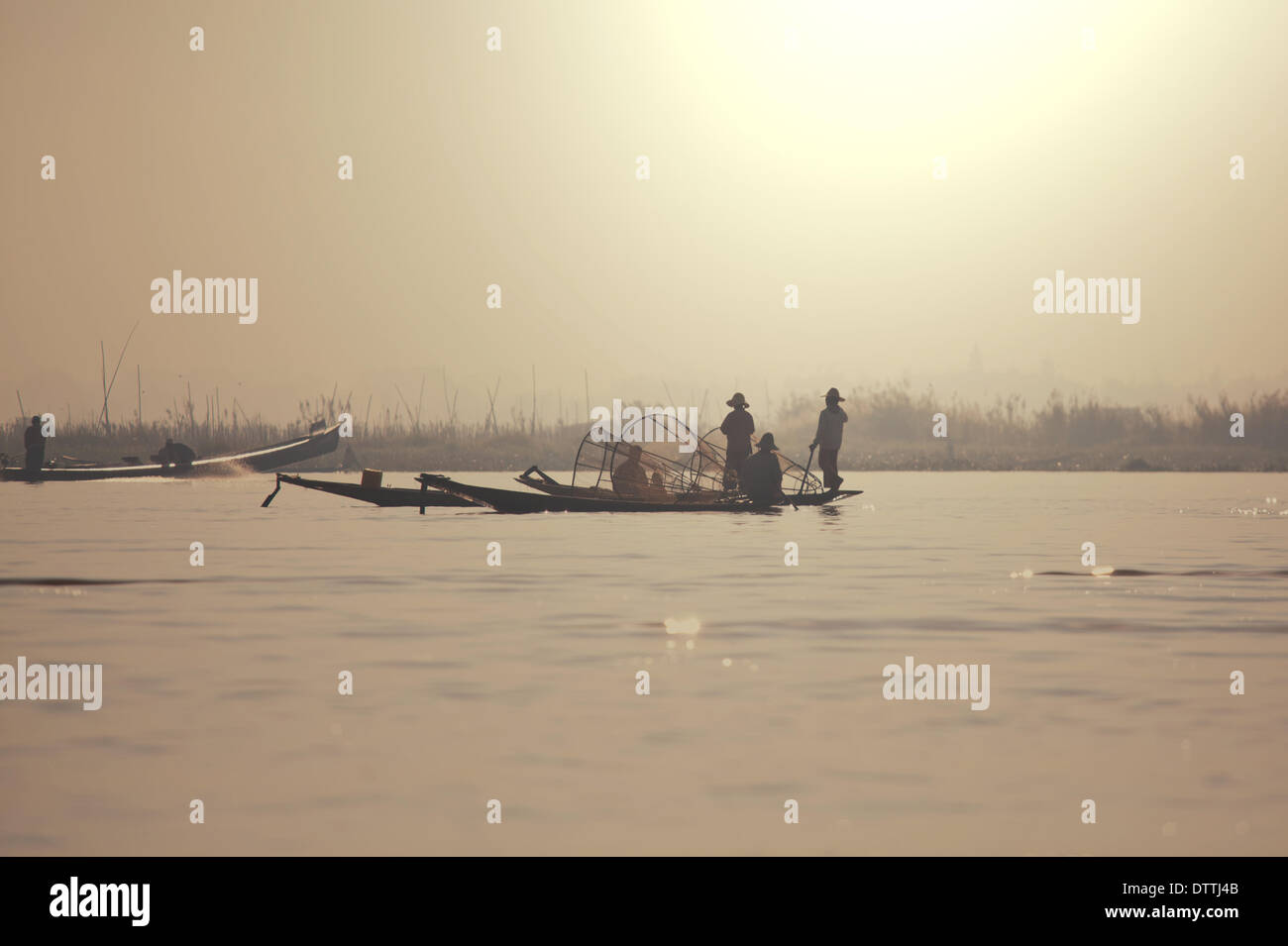 Lago Inle Foto Stock