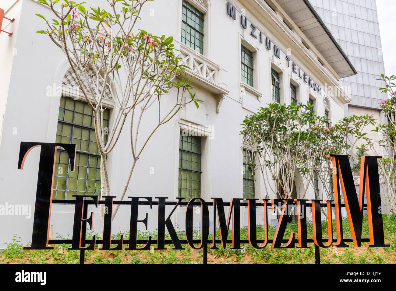 Il patrimonio nazionale di palazzo che ospita il Museo di Telekom, Kuala Lumpur, Malesia Foto Stock
