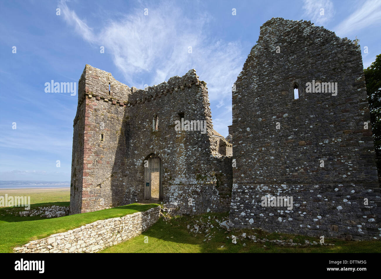 Il castello di Weobley Penisola di Gower Wales UK Foto Stock