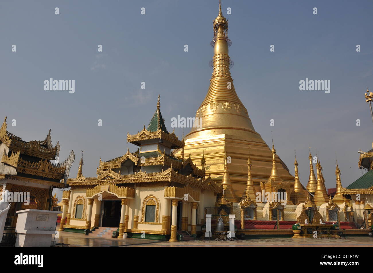 Tempio di mawlamyaing,Birmania Foto Stock