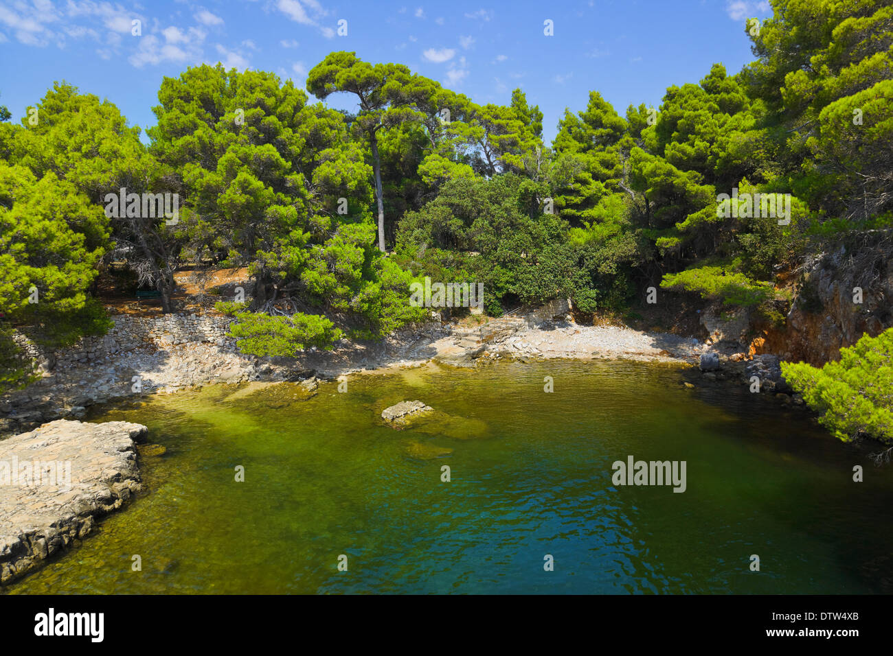 Lago a Croazia Foto Stock