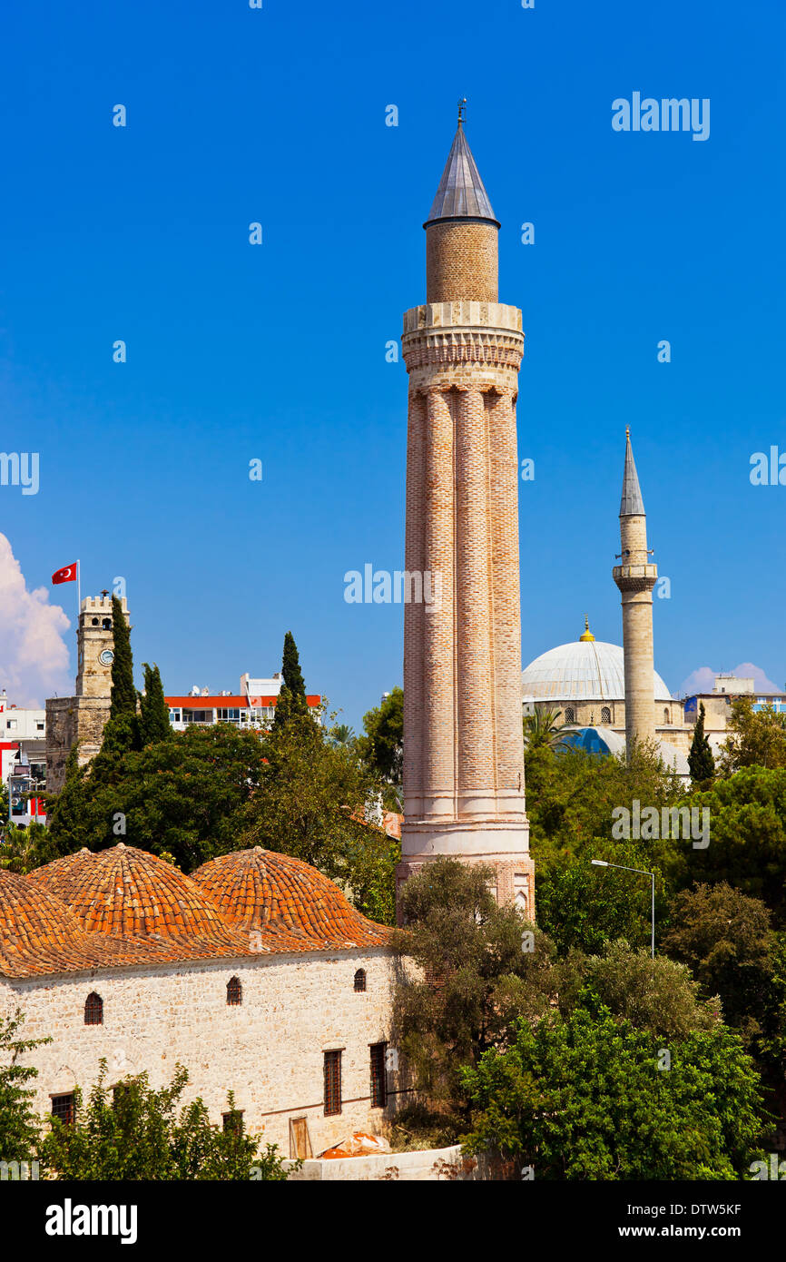 Famosa moschea di Antalya, Turchia Foto Stock
