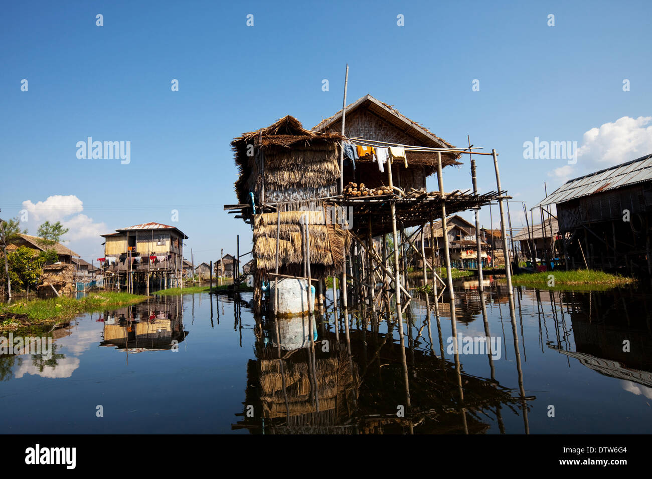 Lago di Inke Foto Stock