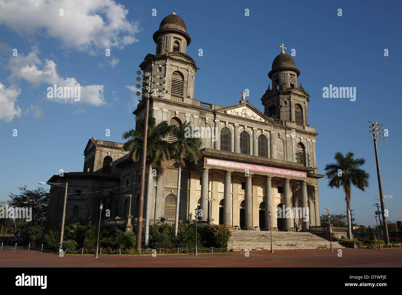 Antigua Catedral, la vecchia cattedrale, Managua, Nicaragua Foto Stock