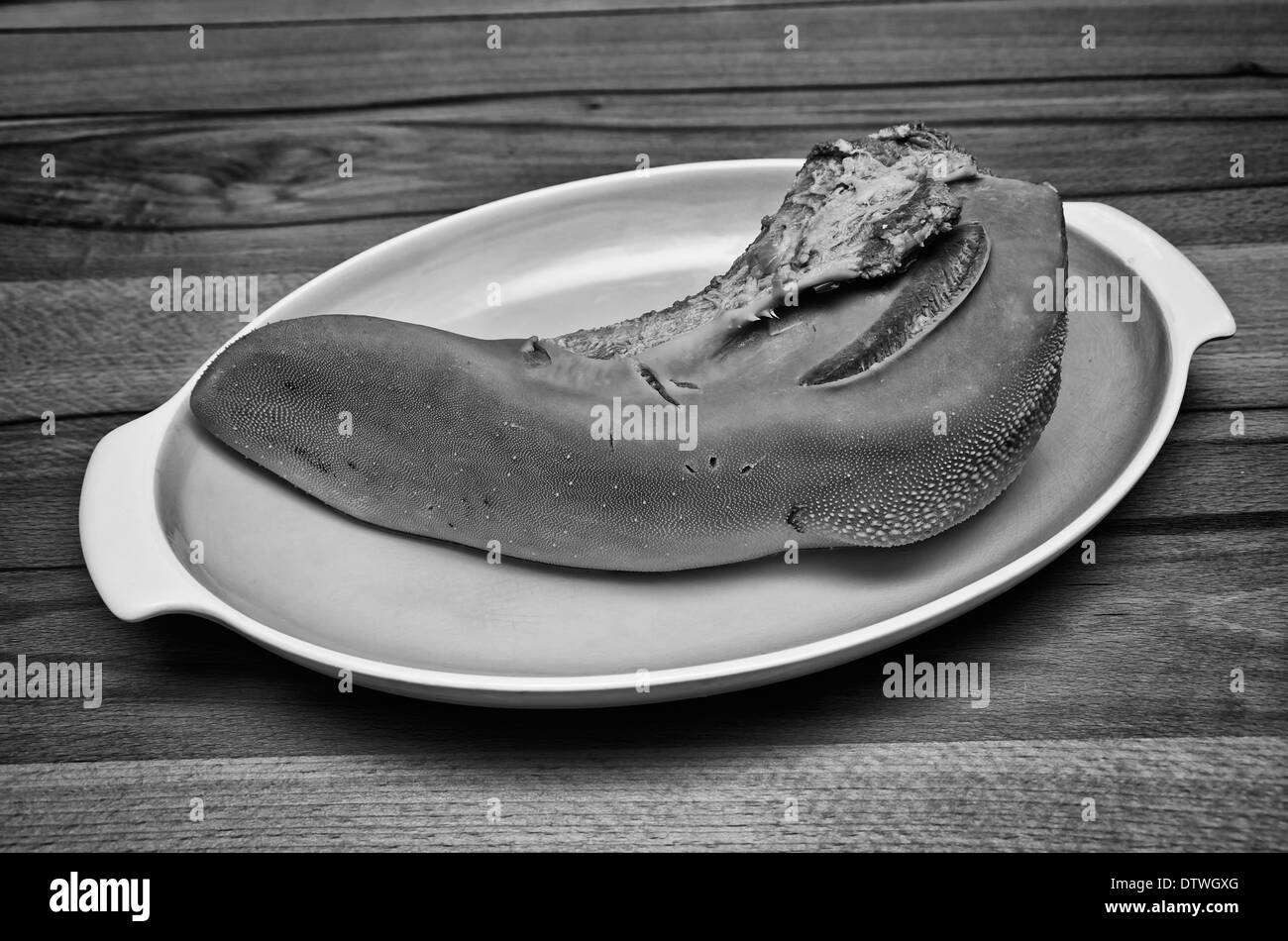 Indurita e salati ox tongue. Foto Stock