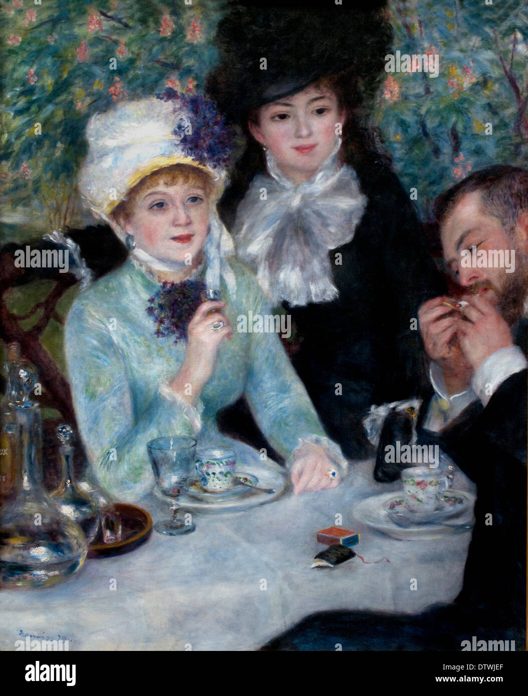 Dopo il pranzo 1879 Pierre August Renoir 1841 1919 Francia - Francese Foto Stock