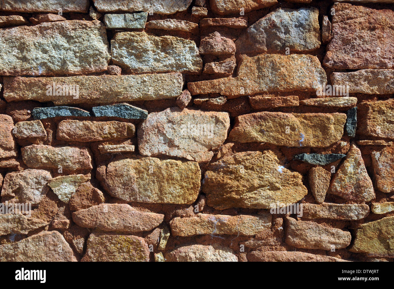 Originale muro di pietra del centro storico inn cucina a Arthur River, uno degli edifici più antichi di wheatbelt dell Australia Occidentale Foto Stock