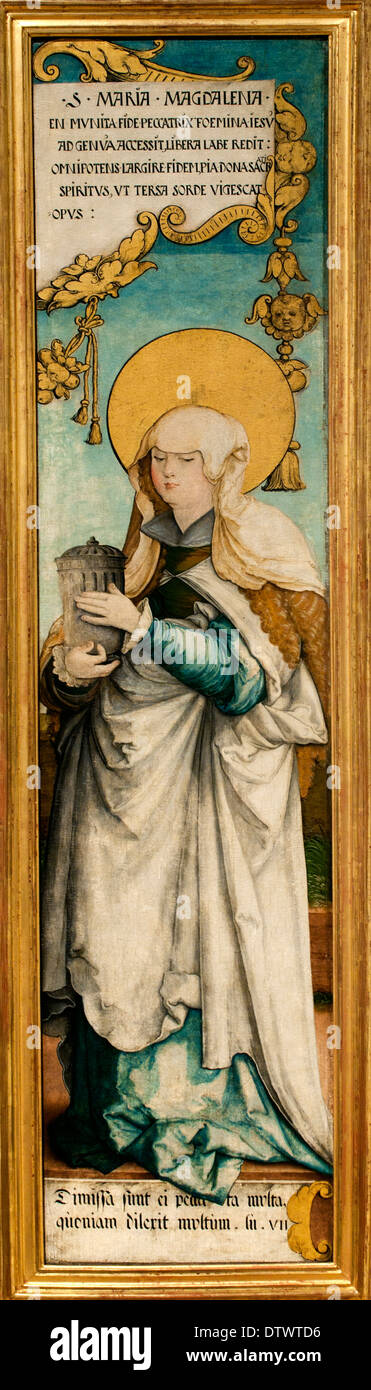 Die Heilige Maria Magdalena - Santa Maria Maddalena 1538 Master di Messkirch - Meister von Messkirch 1488 - 1565 il tedesco in Germania Foto Stock