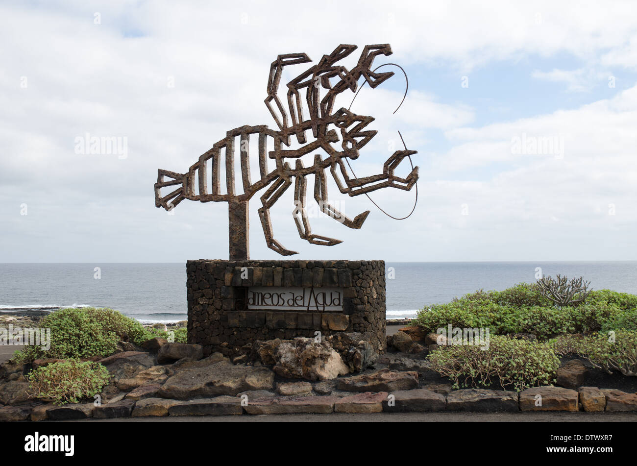 Jameos del Agua Lanzarote isole Canarie creato da Cesar Manrique Foto Stock