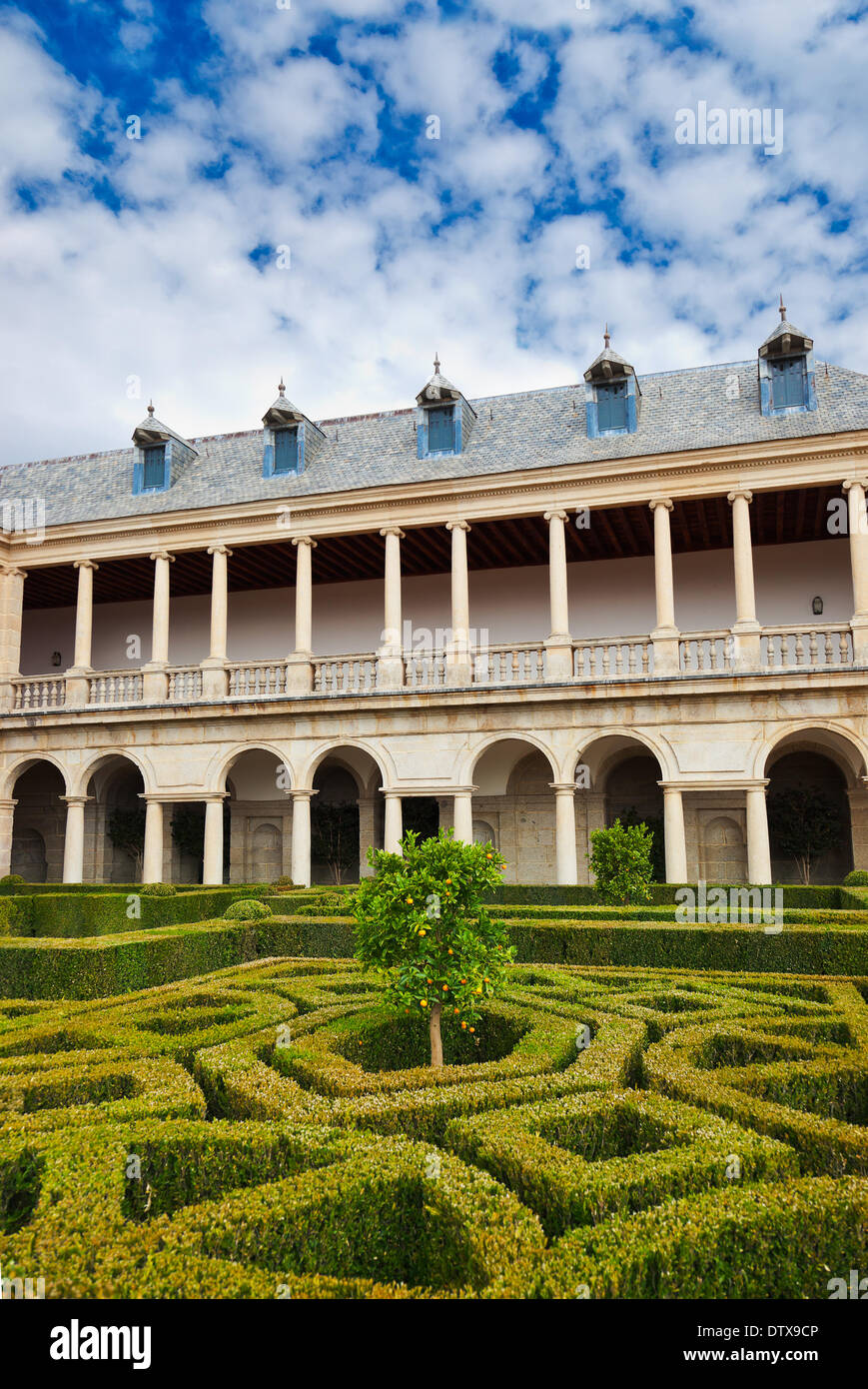 Castello Escorial vicino a Madrid Spagna Spain Foto Stock