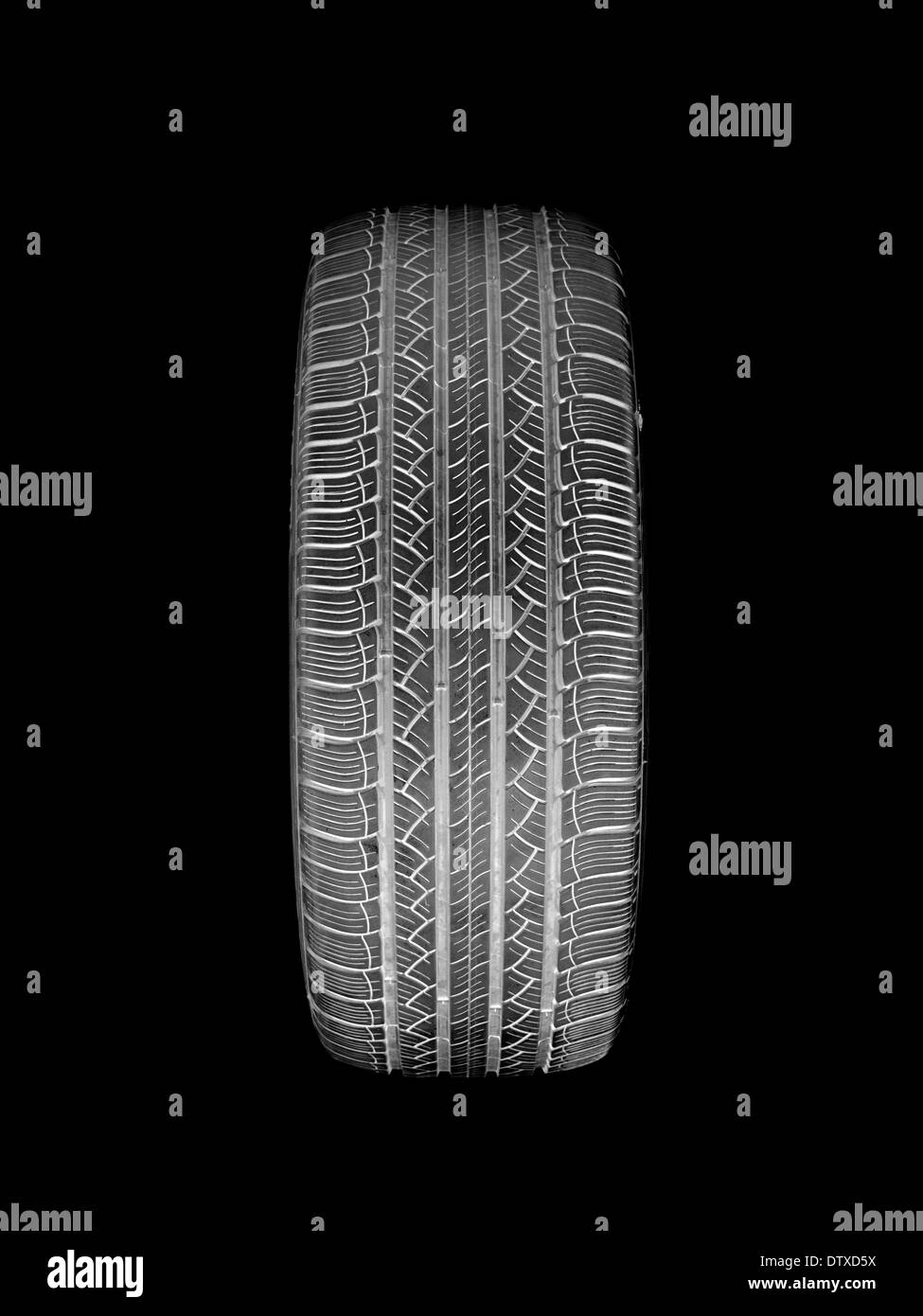 Gomma del pneumatico Foto Stock