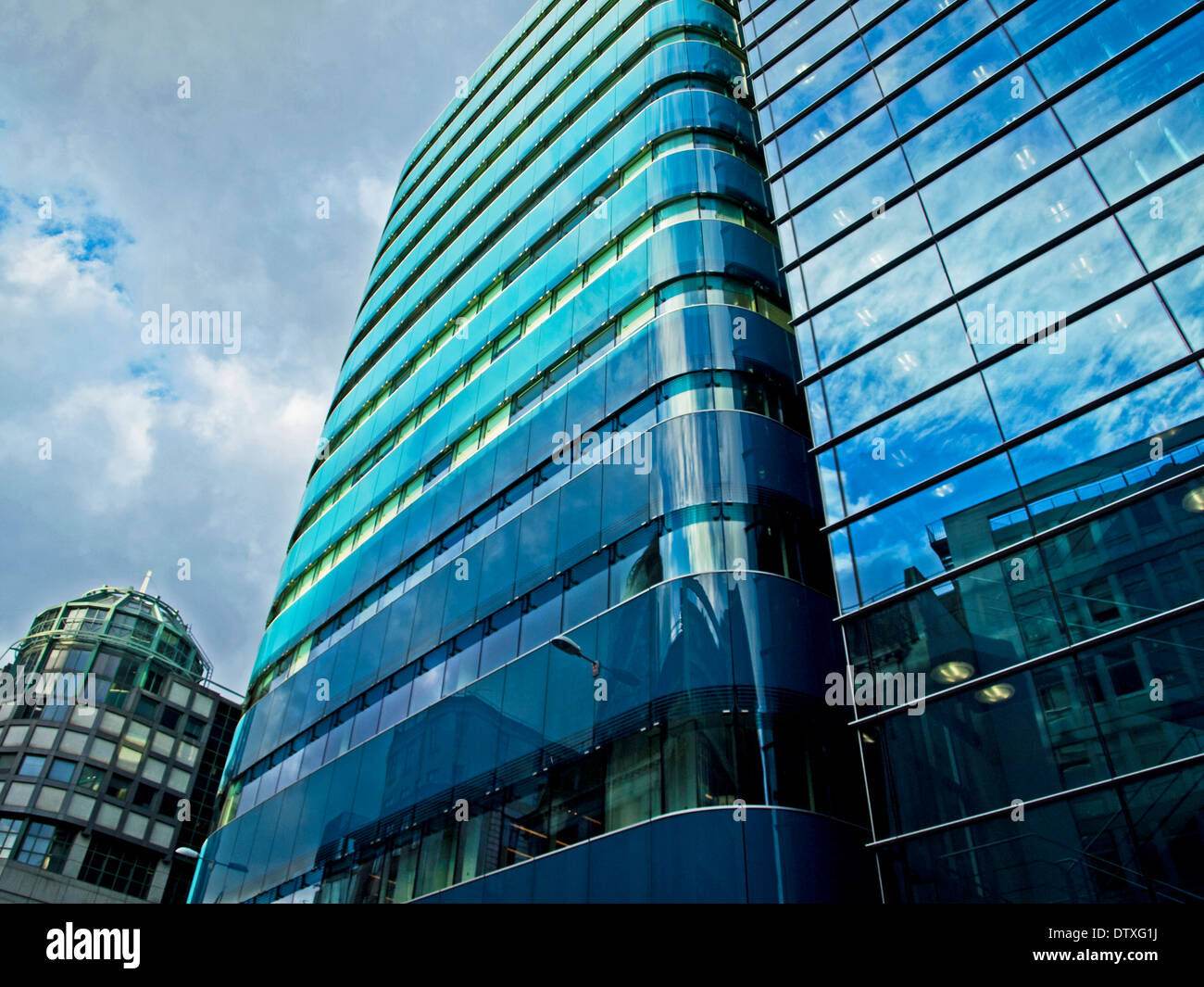 La St Botolph Edificio, 138, Houndsditch Aldgate, City of London, Londra, Inghilterra, Regno Unito Foto Stock