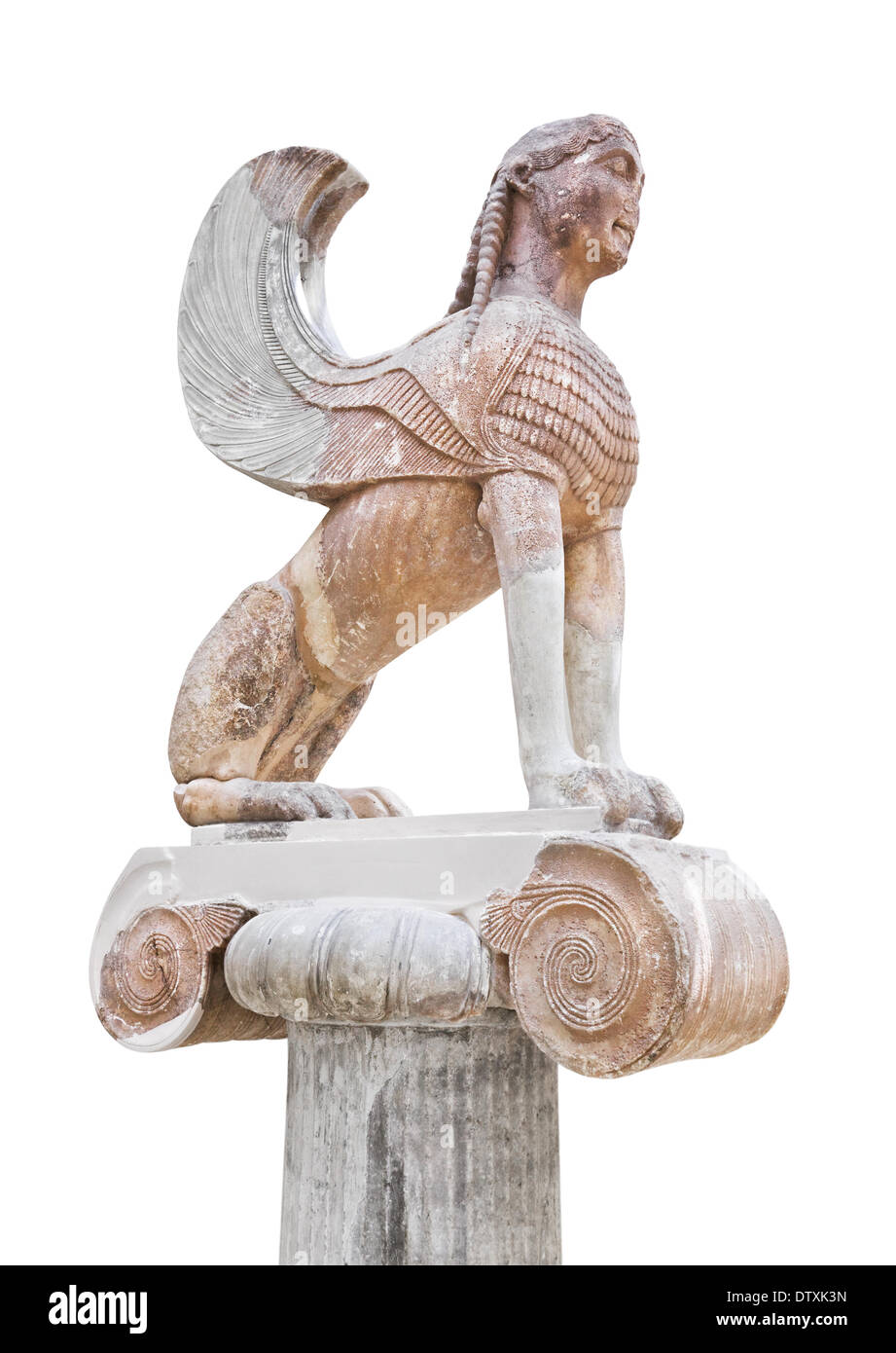 Statua nel museo Delphi Foto Stock
