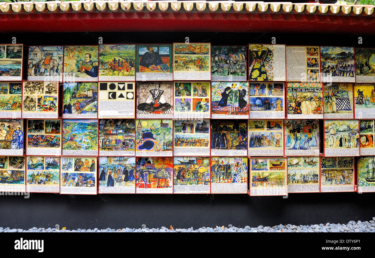 Storia del Portogallo, Monte Palace Gardens, Funchal Madeira Foto Stock