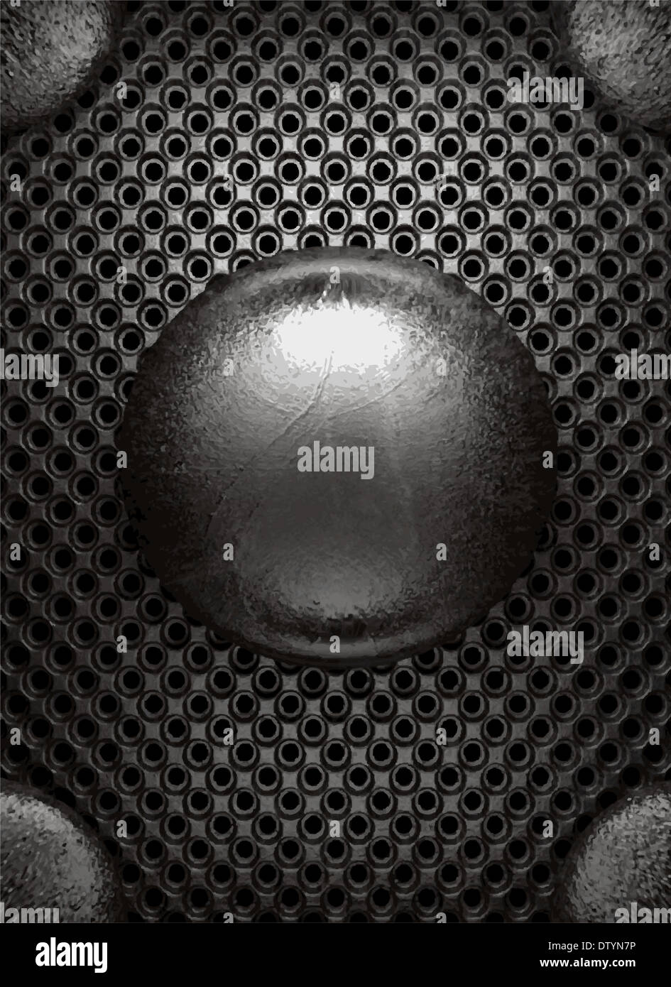 Sfondo di metallo Foto Stock