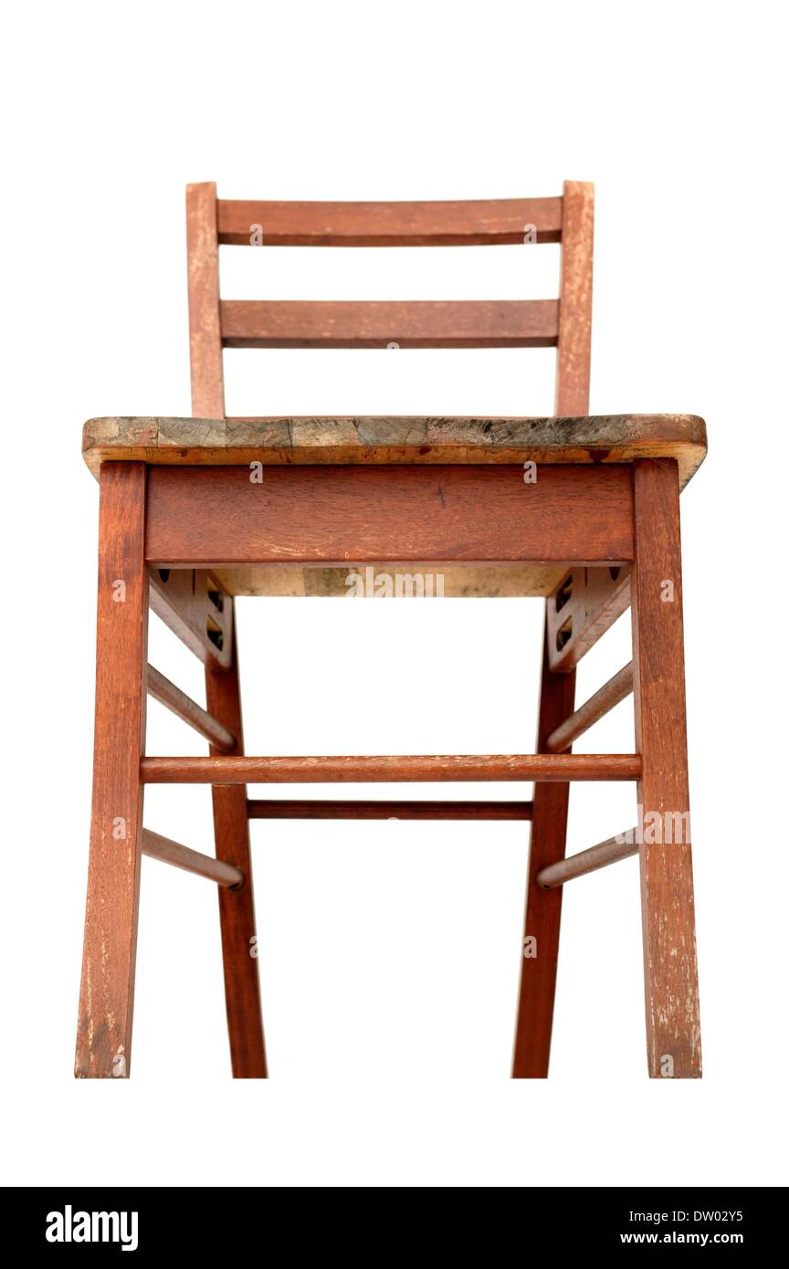 Sedia in legno Foto Stock