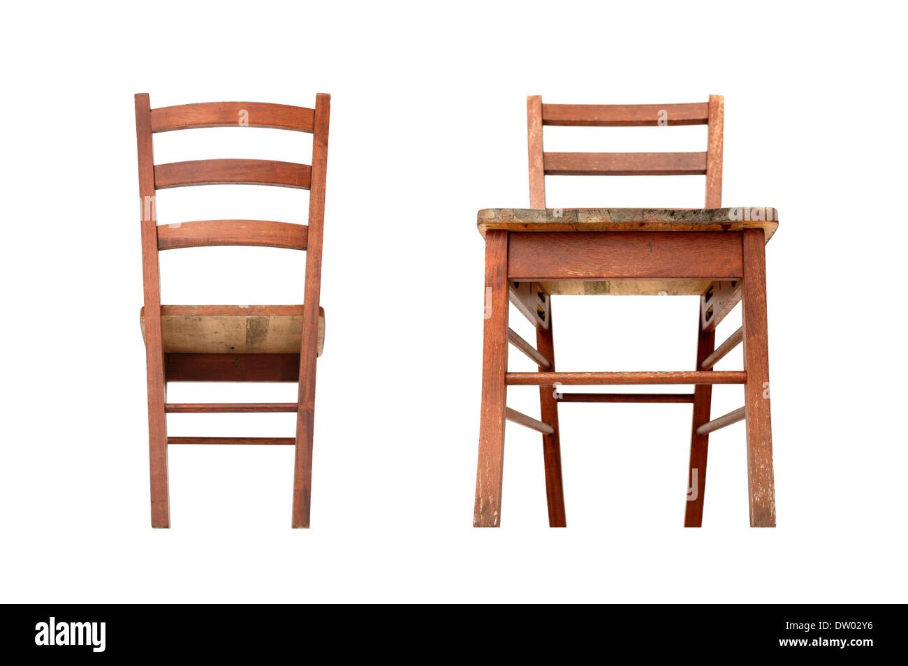 Sedia in legno Foto Stock