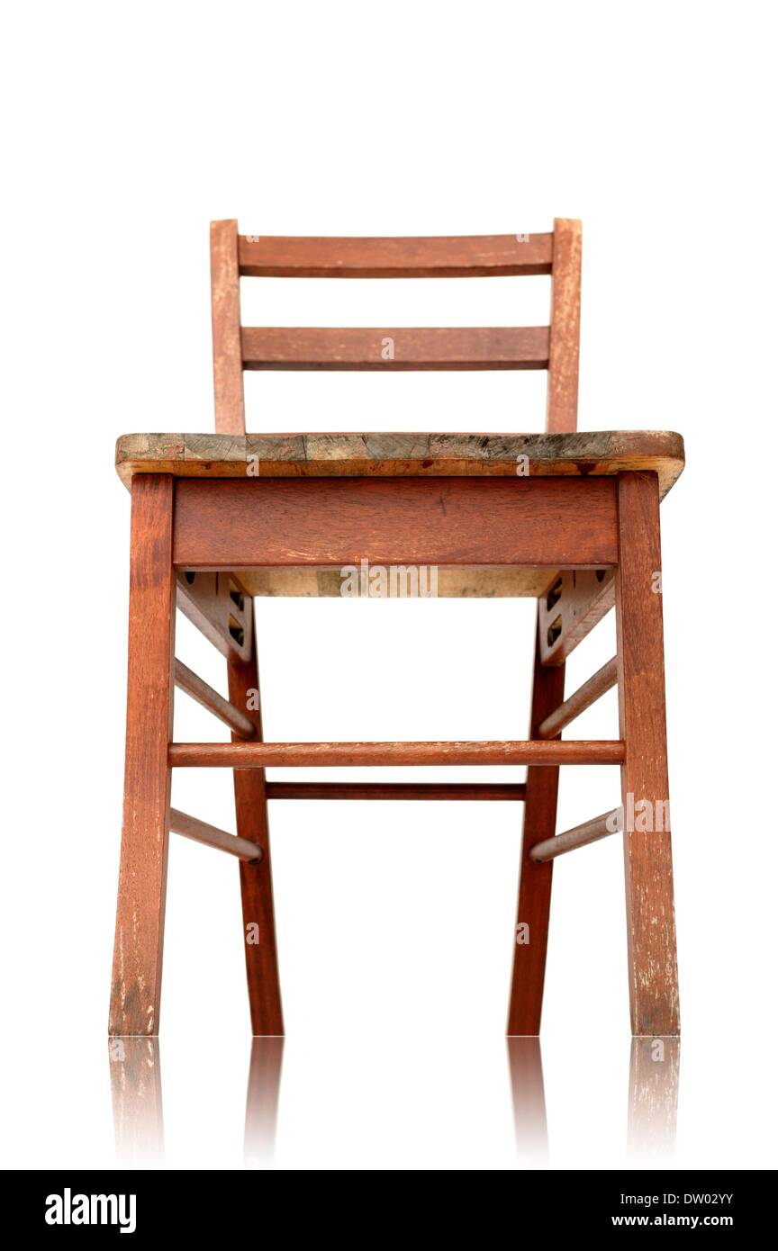Sedia in legno Foto Stock