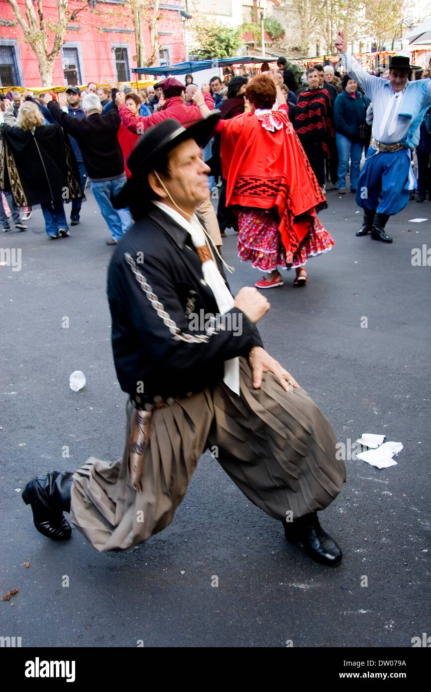 I balli tradizionali, mataderos fiera, Buenos Aires, Argentina Foto Stock