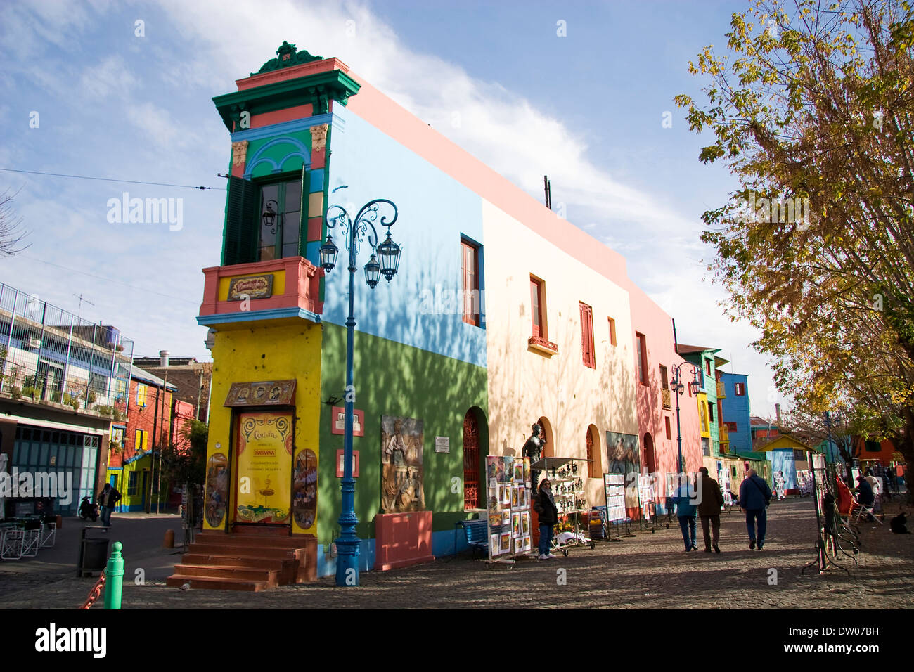 Caminito, La Boca, buenos aires, Argentina Foto Stock