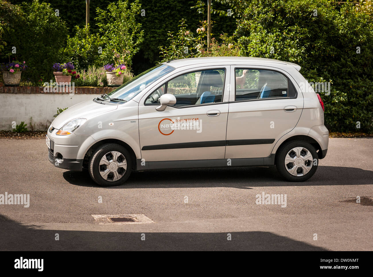 Chevrolet Matiz piccola vettura usata come prestito auto NEL REGNO UNITO Foto Stock