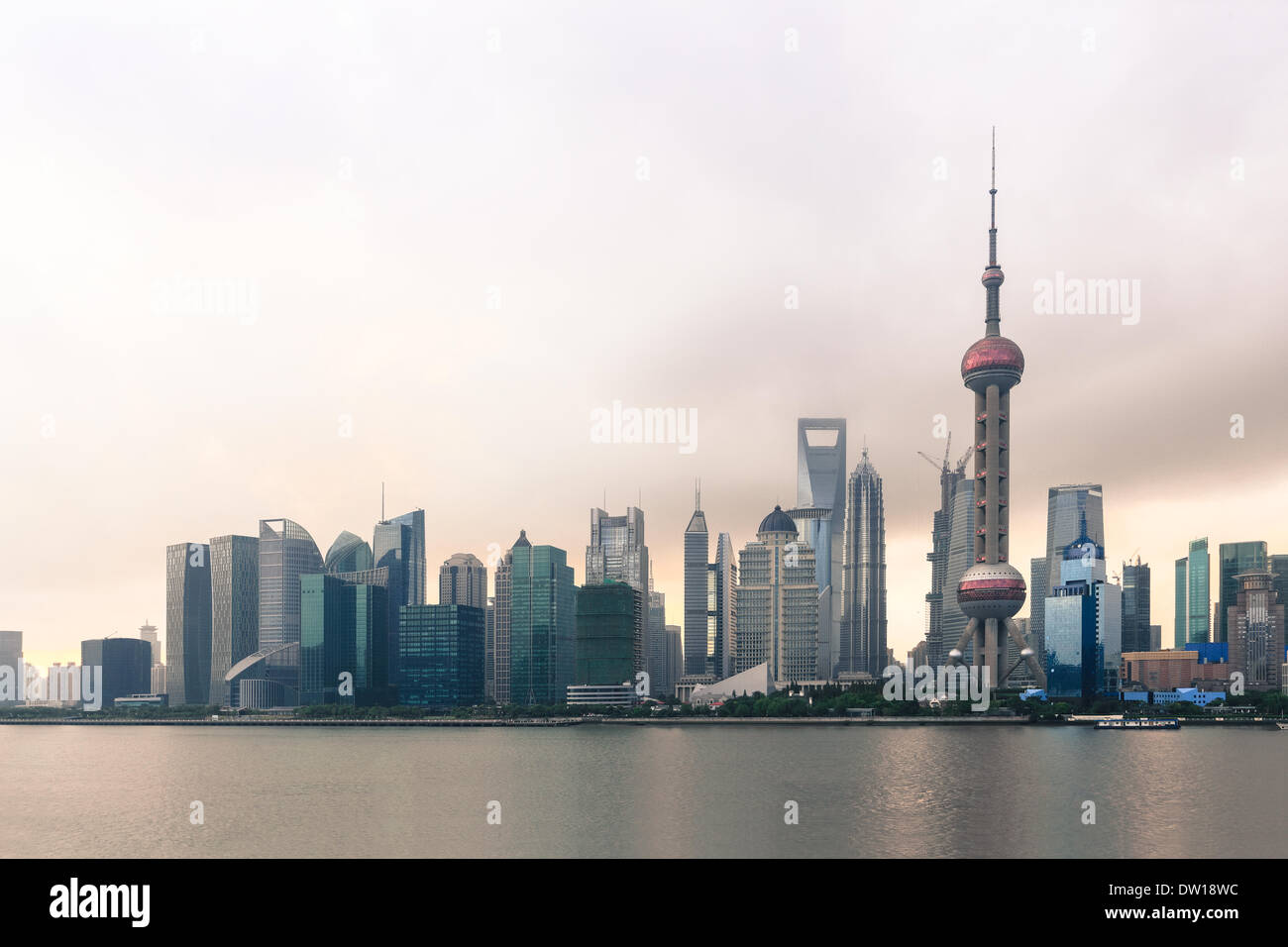 Città skyline silhouette Foto Stock