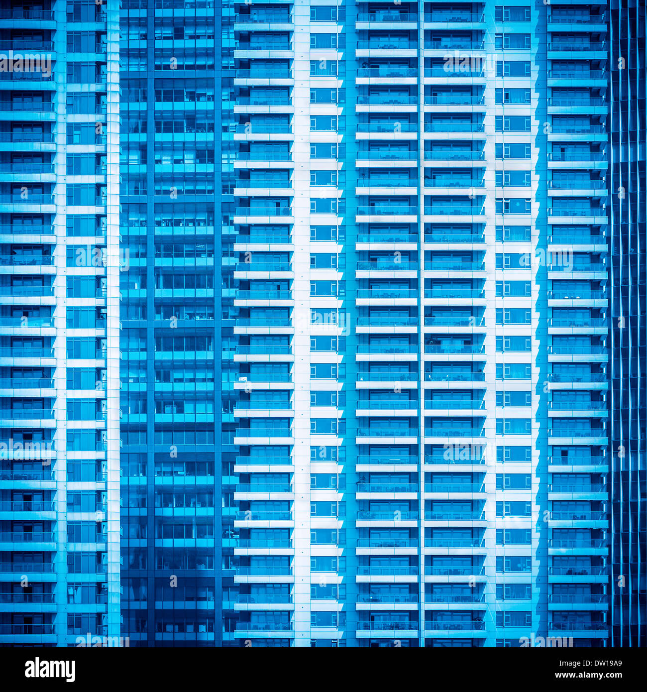 Moderno edificio residenziale Foto Stock
