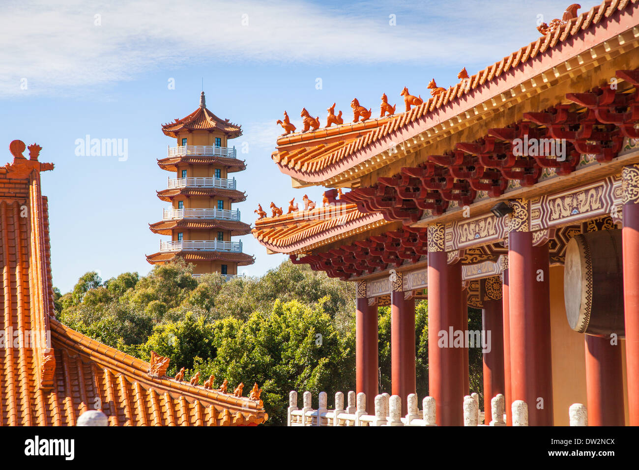 Il Nan Tien tempio Buddista Sydney, Australia Foto Stock