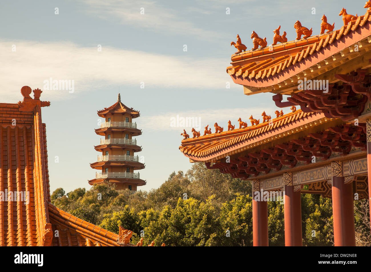 Il Nan Tien tempio Buddista Sydney, Australia Foto Stock