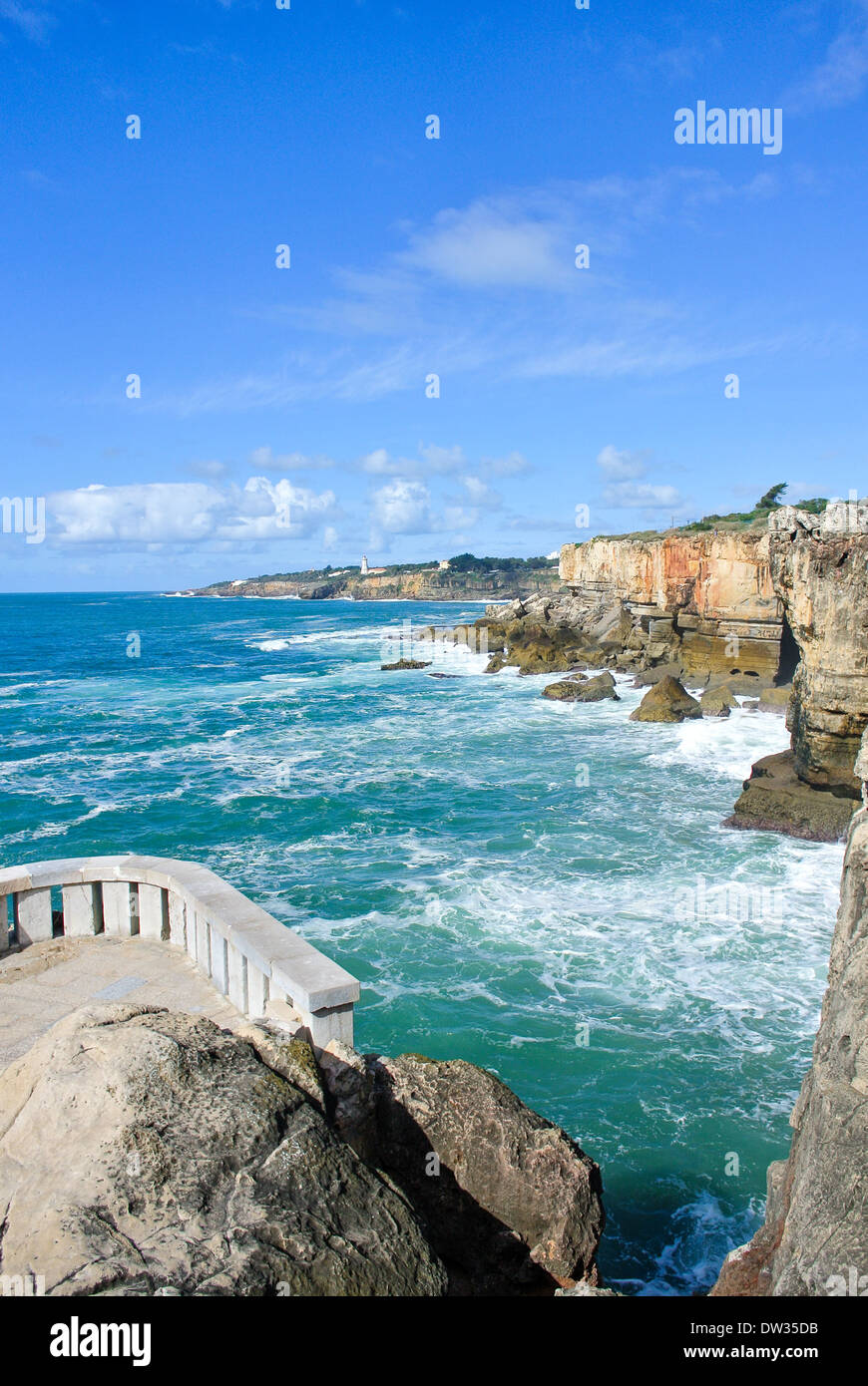 Costa di Cascais Portogallo Foto Stock