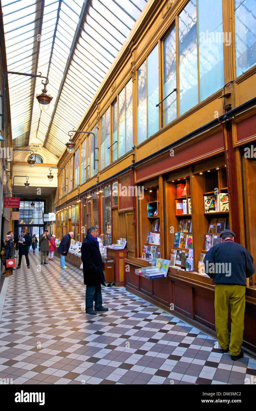 Passaggio des Panoramas, Parigi, Francia, Europa occidentale. Foto Stock