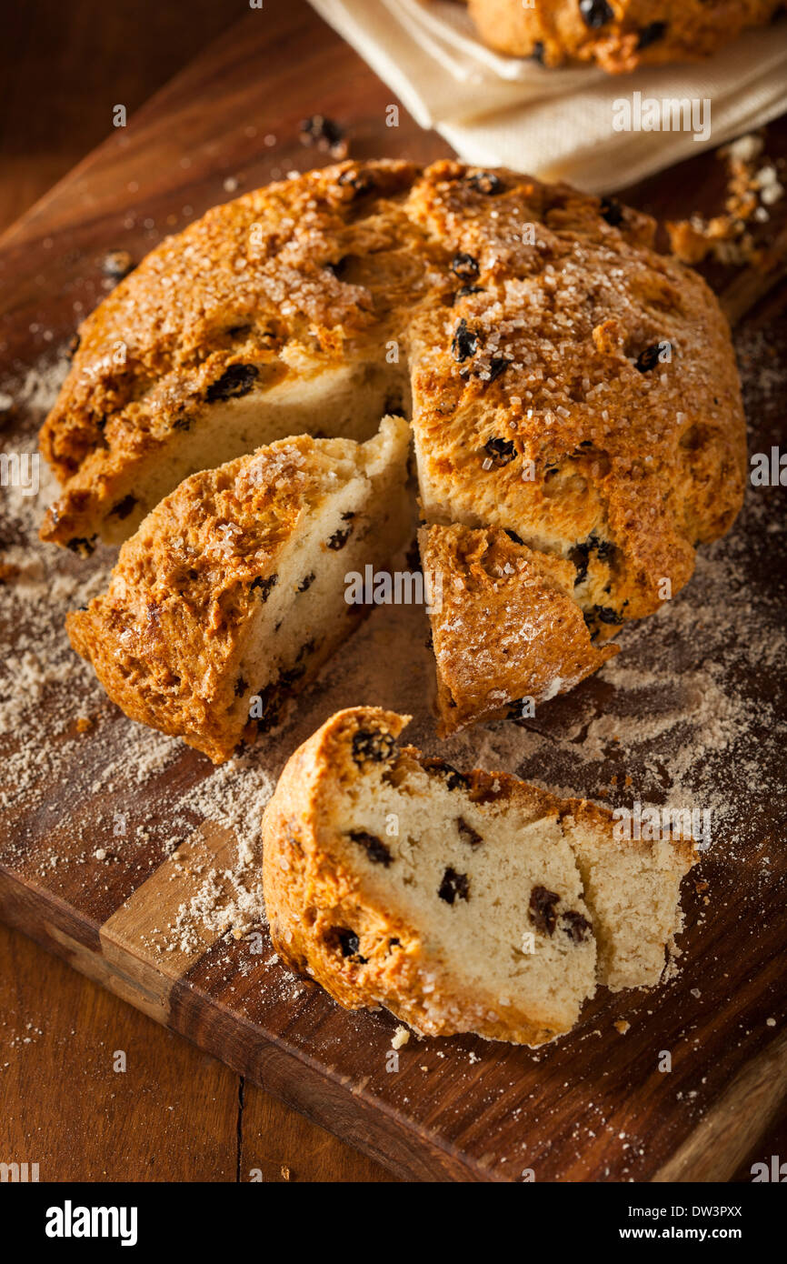 Traditional Irish Soda pane per il giorno di San Patrizio Foto Stock