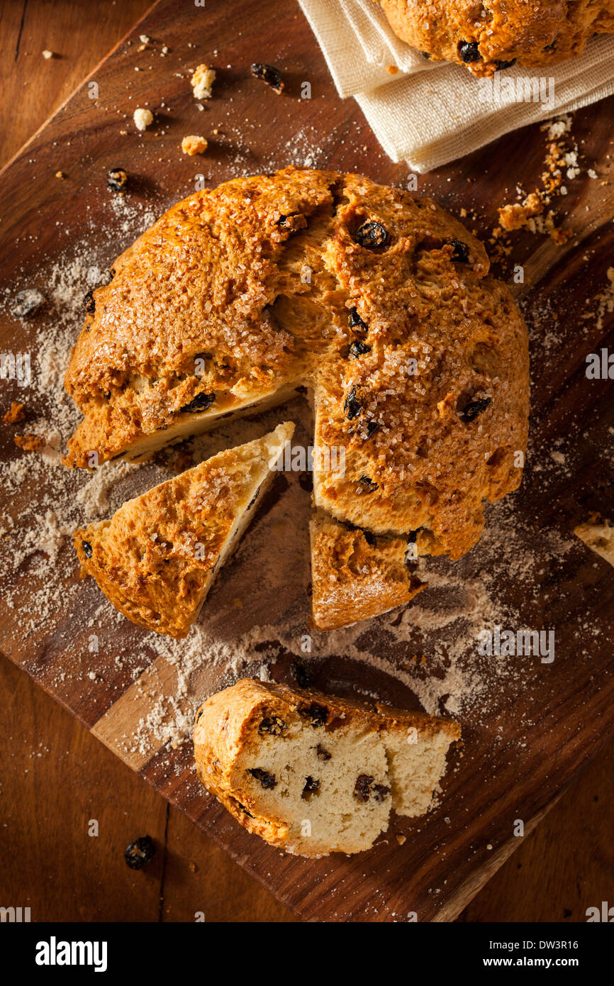 Traditional Irish Soda pane per il giorno di San Patrizio Foto Stock