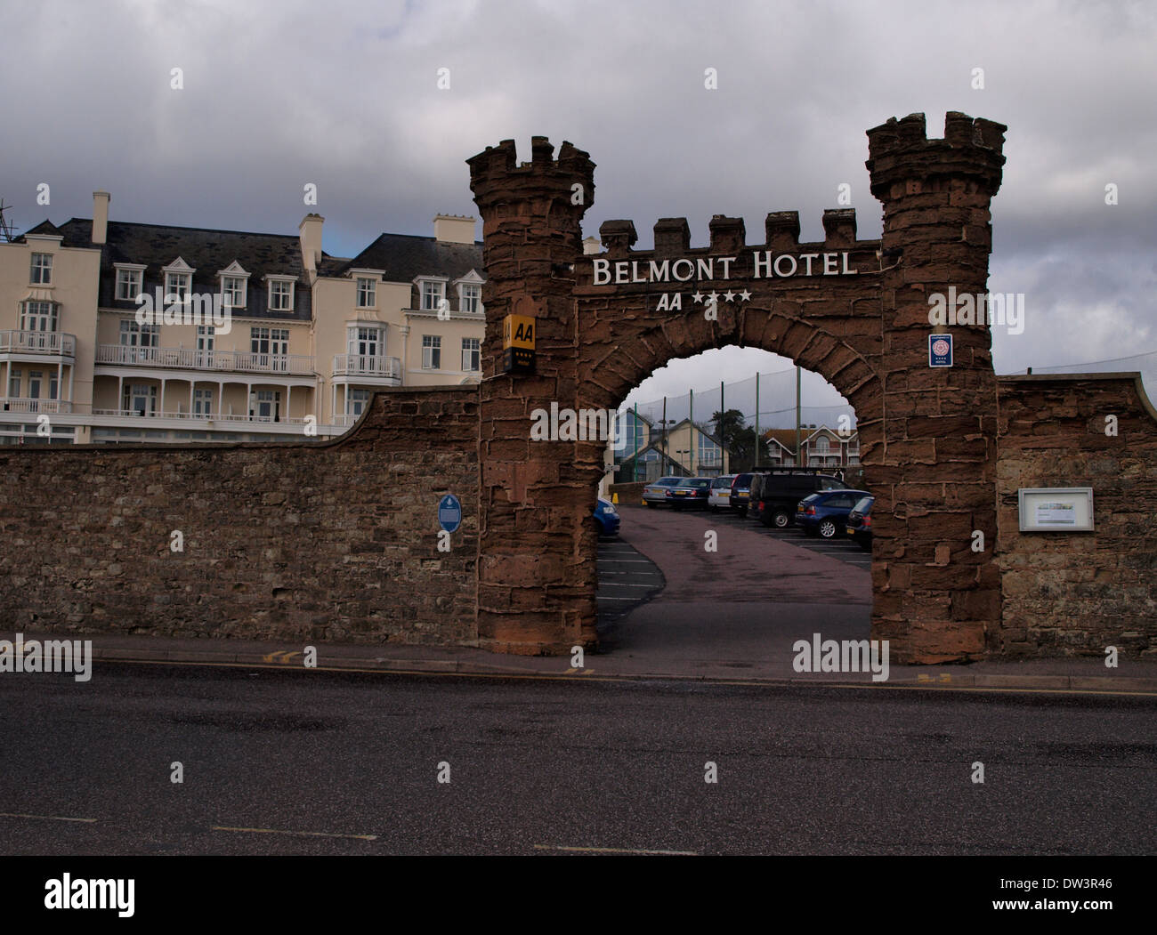 Belmont Hotel, Sidmouth, Devon, Regno Unito Foto Stock