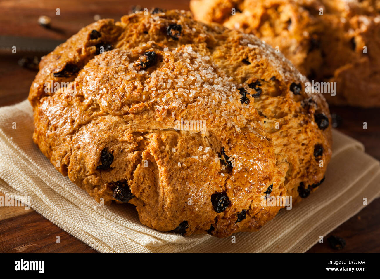 Traditional Irish Soda pane per il giorno di San Patrizio Foto Stock