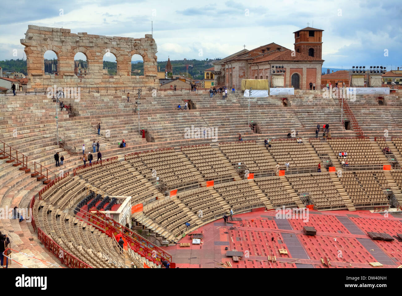 Arena di Verona, Verona Foto Stock