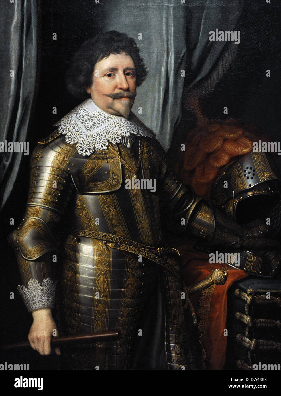 Frederick Henry, principe di Orange (1584-1647). Ritratto di 1632, da Michiel Jansz van Mierevelt (1566-1641). Foto Stock