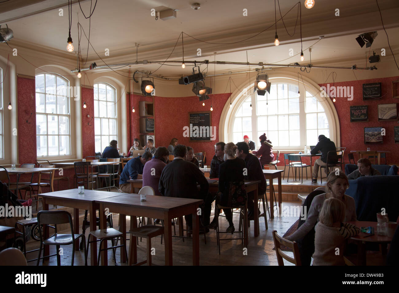 Battersea Arts Club Cafe a Wandsworth - London REGNO UNITO Foto Stock