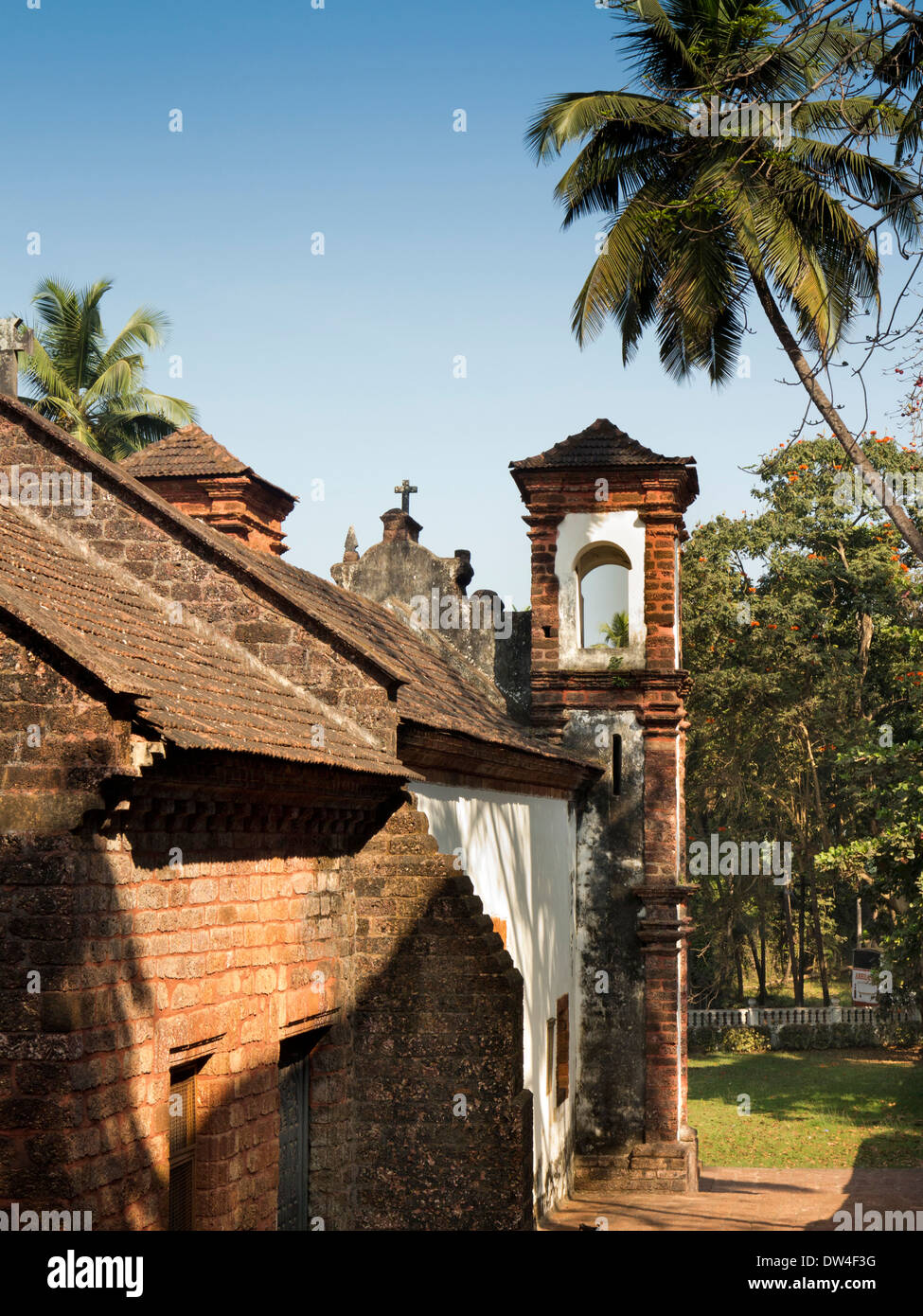 India, Goa, vecchio Velha Goa, St Catherine Cappella, Goa della prima chiesa Foto Stock