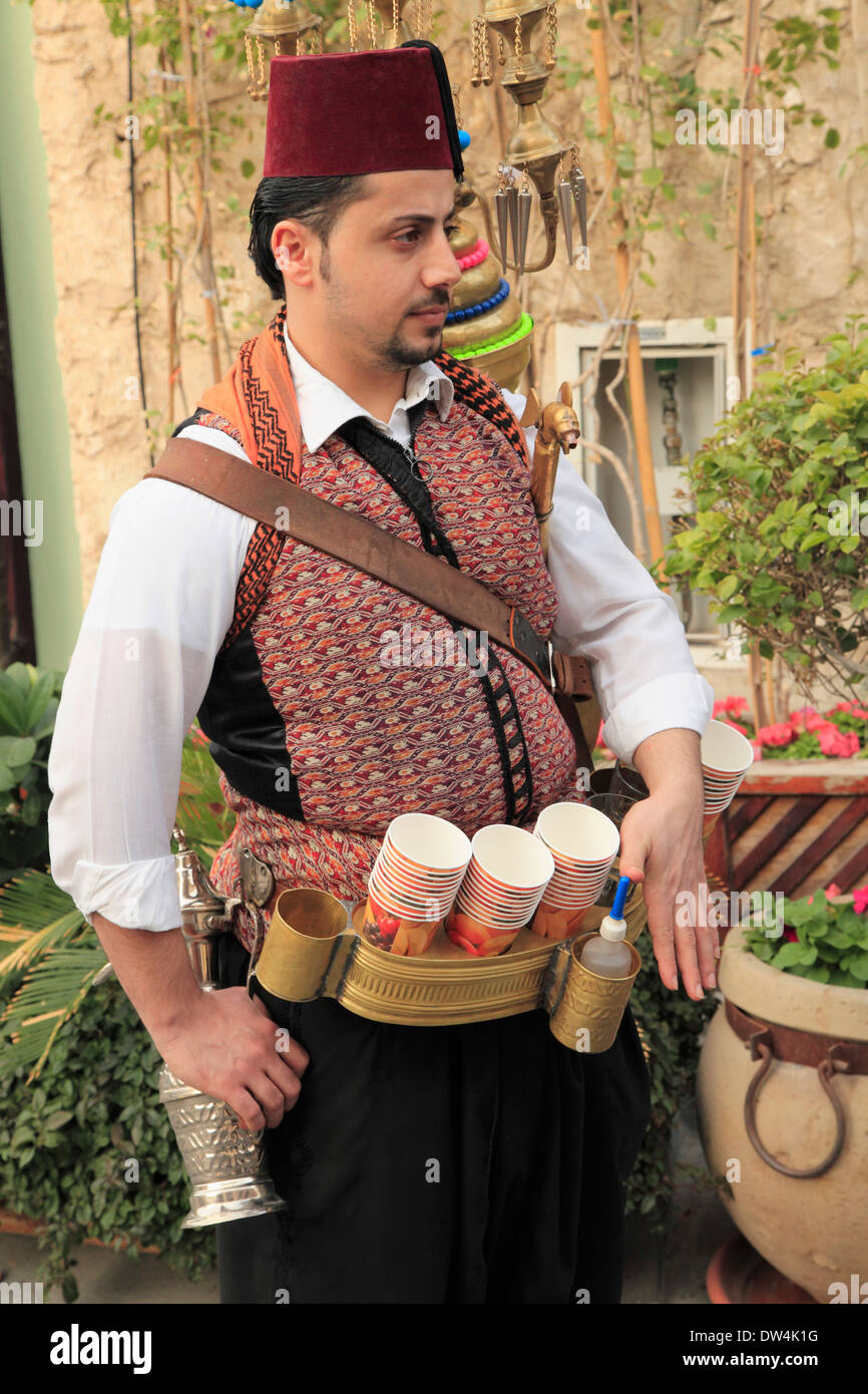 Il Qatar Doha, Souq Waqif, bere il fornitore, Foto Stock