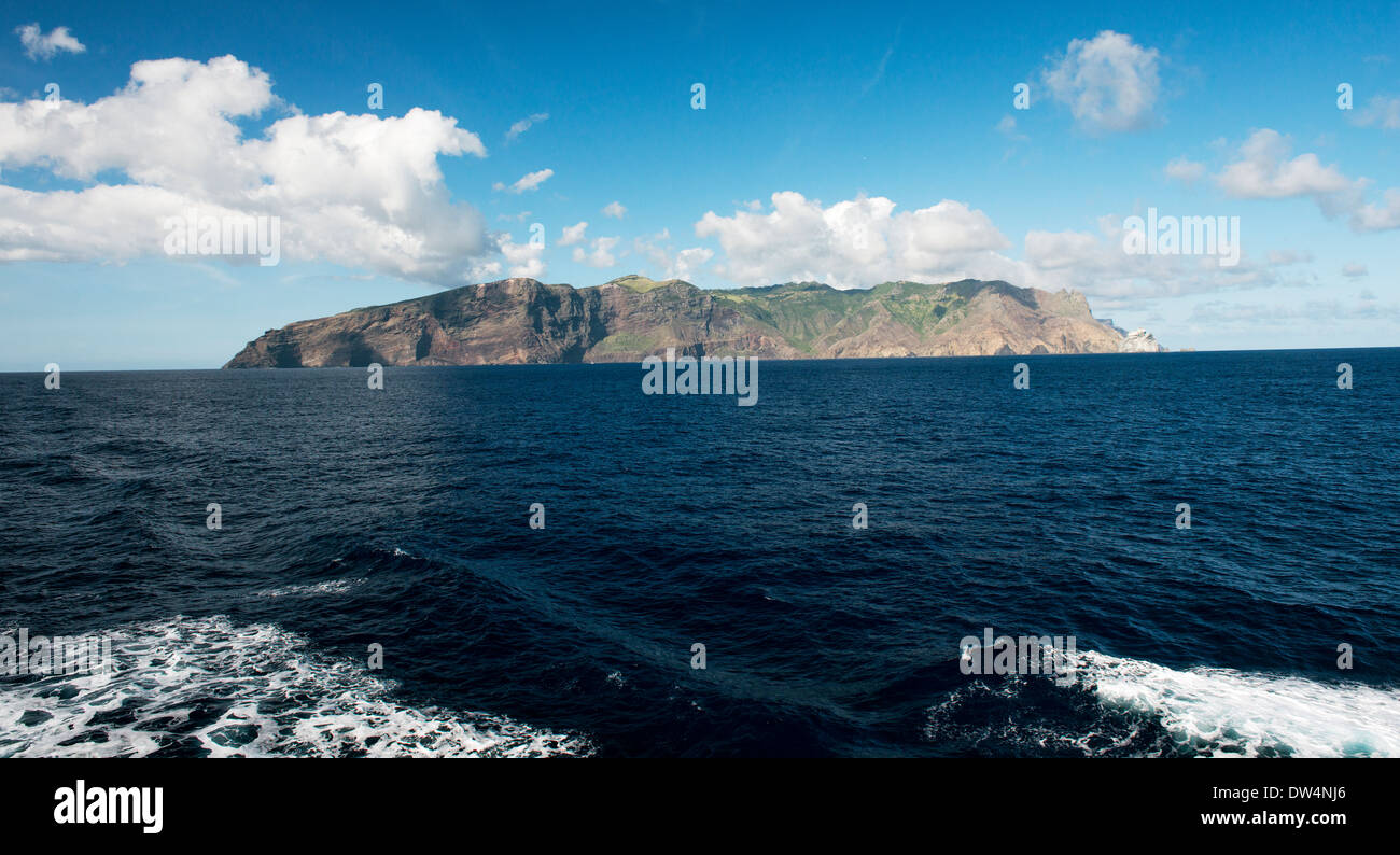 St Helena island dal RMS St Helena Foto Stock