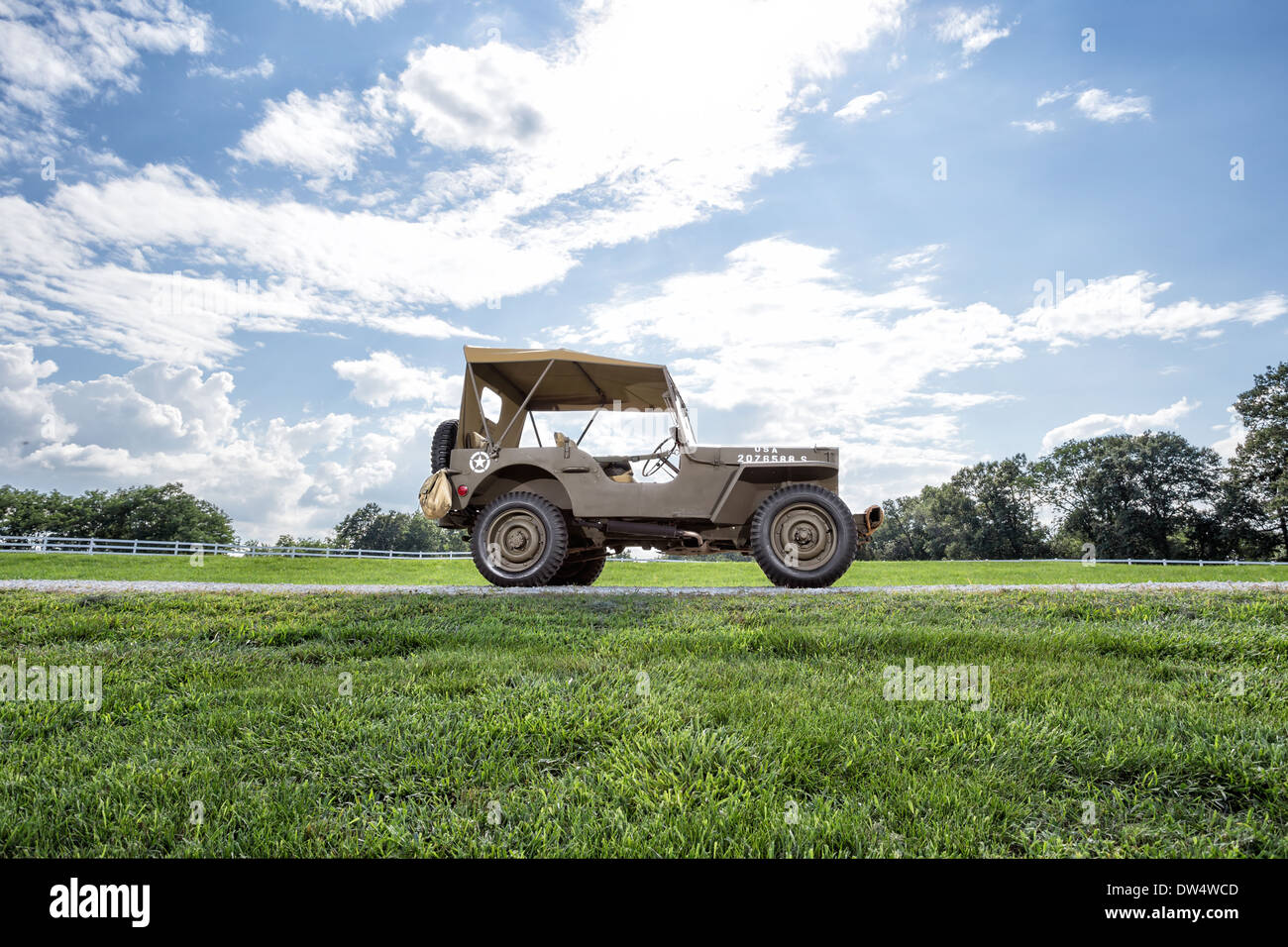 1942 Willys MB Jeep Foto Stock