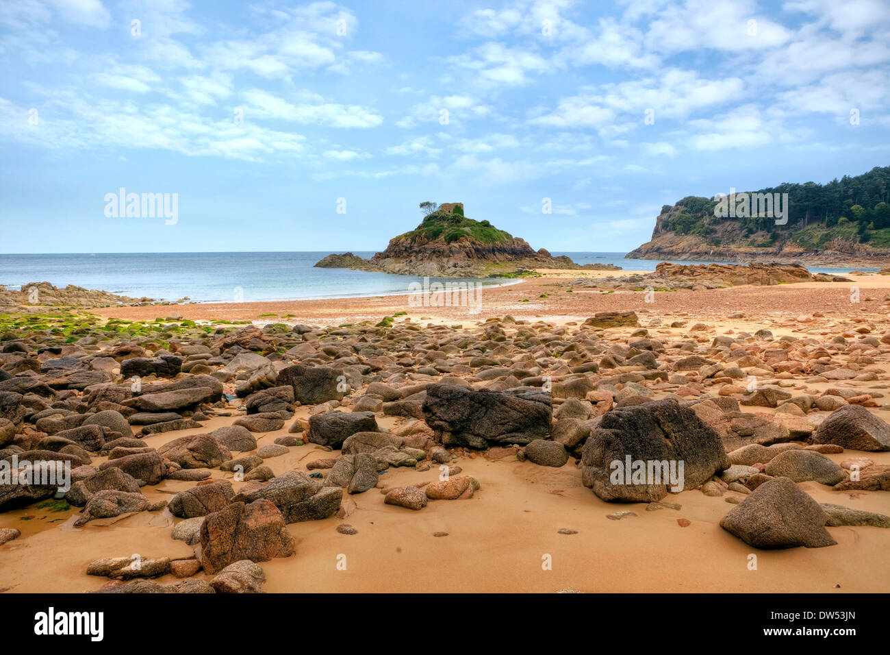 Portelet Bay St Brelade Foto Stock