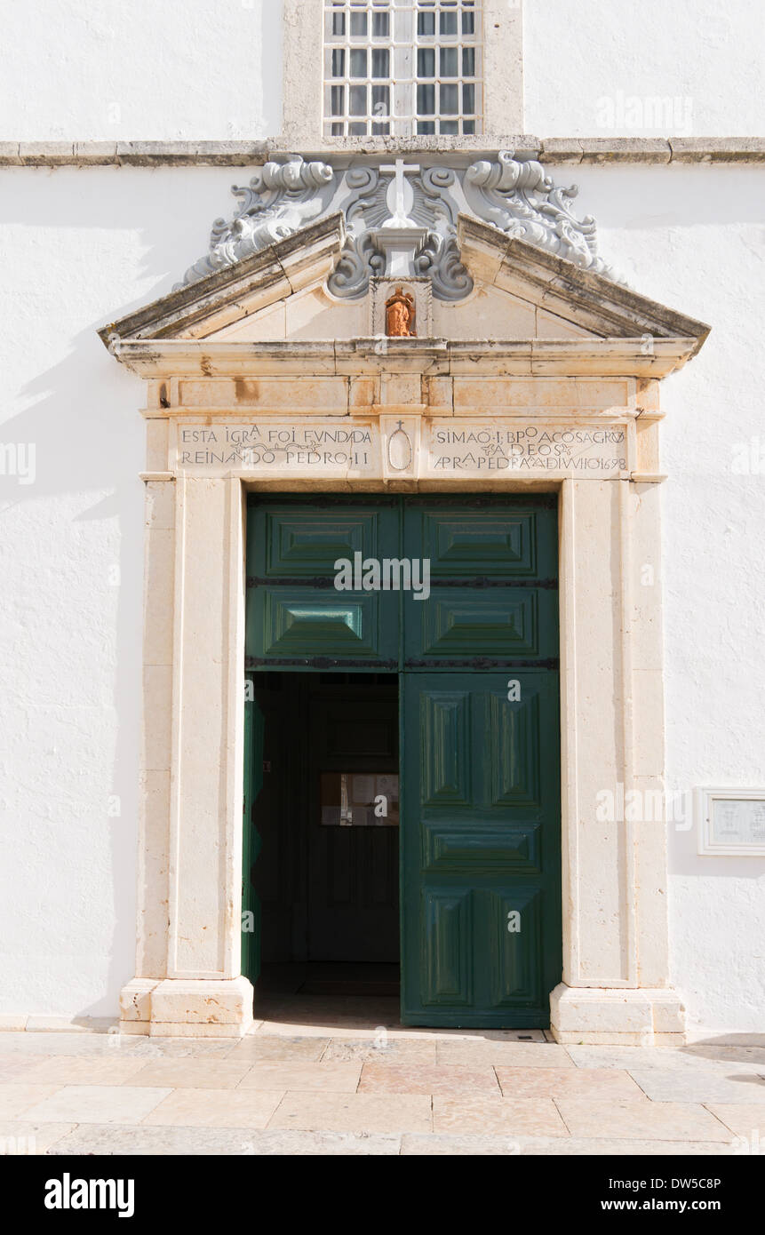 La chiesa di Nossa Senhora do Rosário Olhão Algarve Portogallo Europa Foto Stock