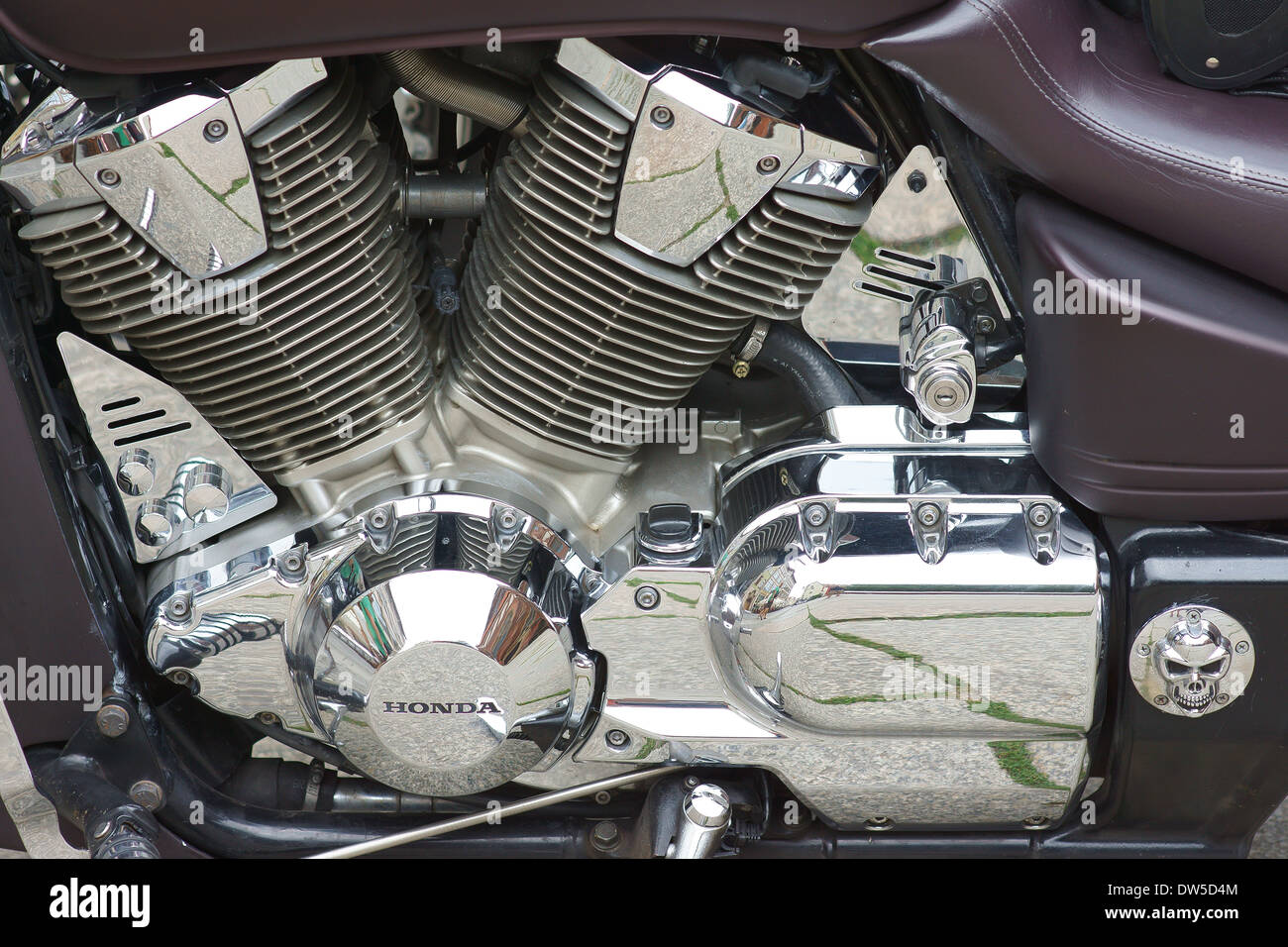 Moto Honda macchina motore Foto Stock