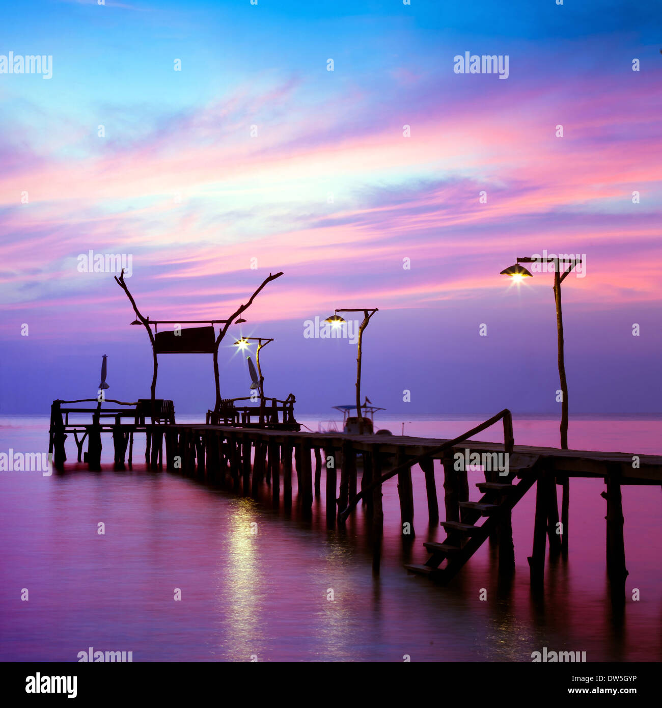 Bellissimo paesaggio marino Foto Stock