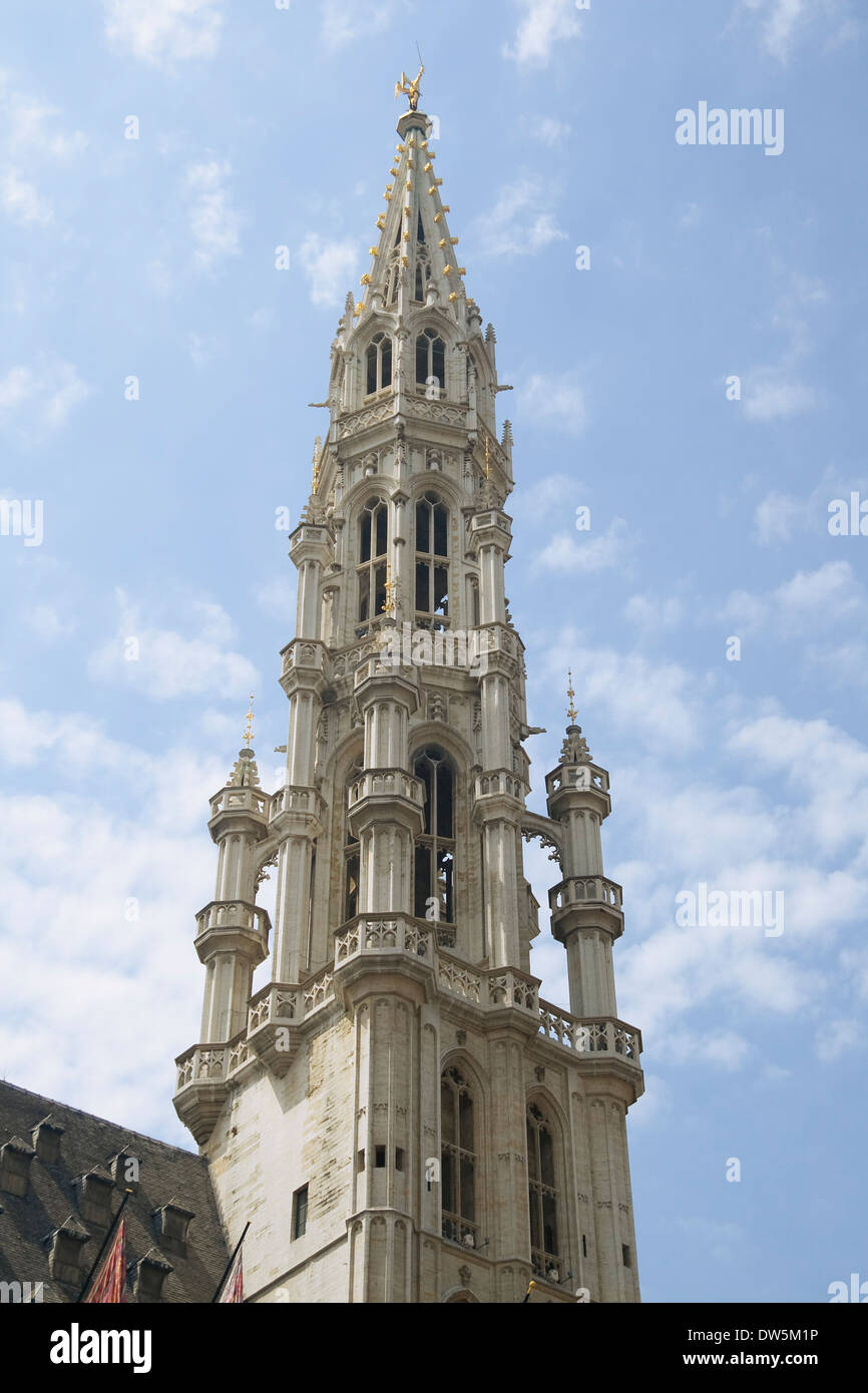 Chiesa di Sablon a Bruxelles, capitale del Belgio Foto Stock