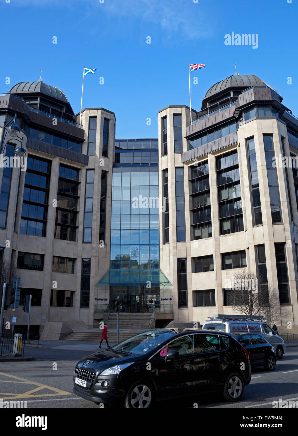 La durata Standard edificio scozzese di Edimburgo REGNO UNITO Foto Stock