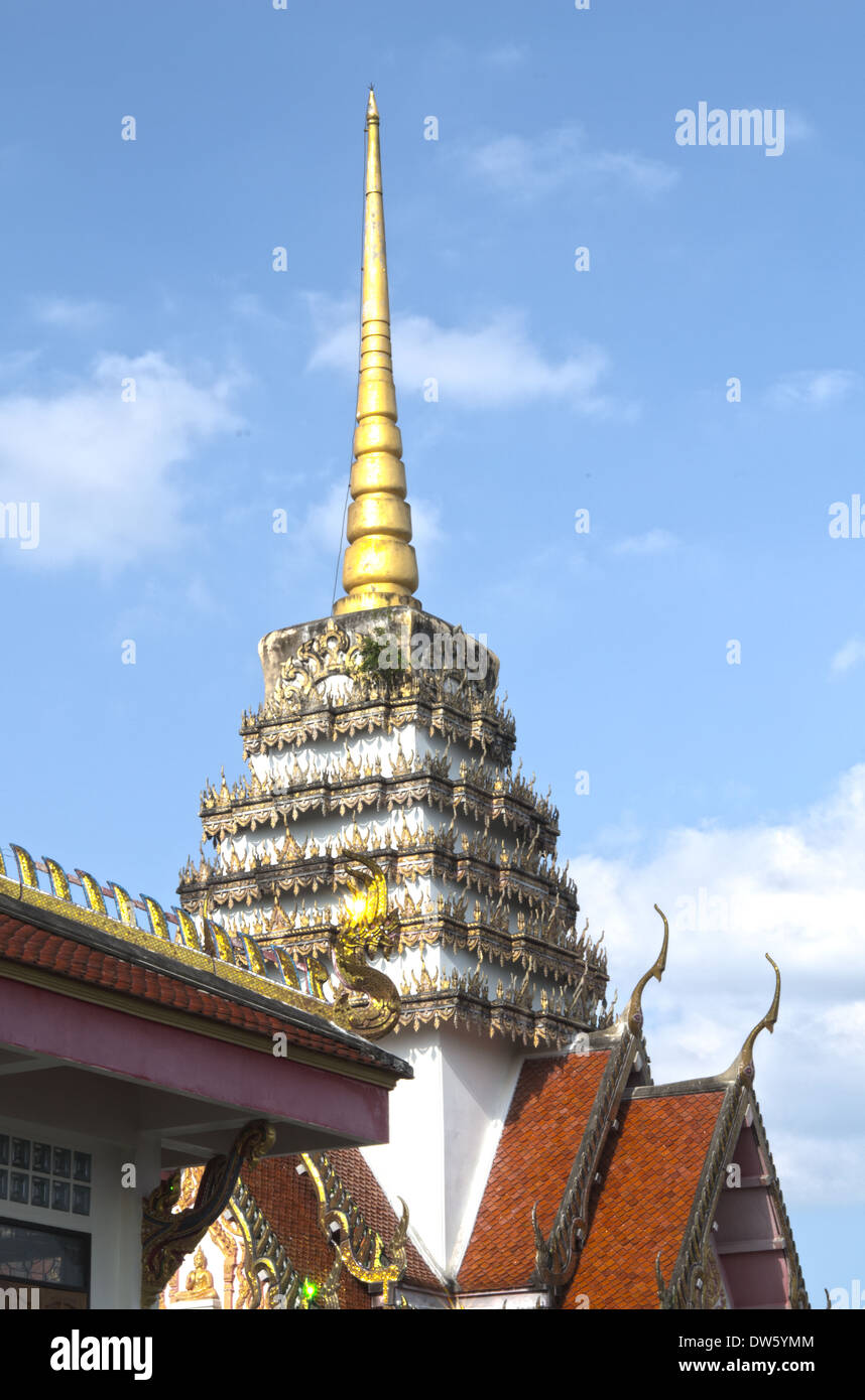 Arte del buddismo tailandese tempio, favoloso. Foto Stock